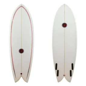 5'10" Retro Fish (5'10", 20 7/8", 2 3/4") B#126344 Gloss & Polish