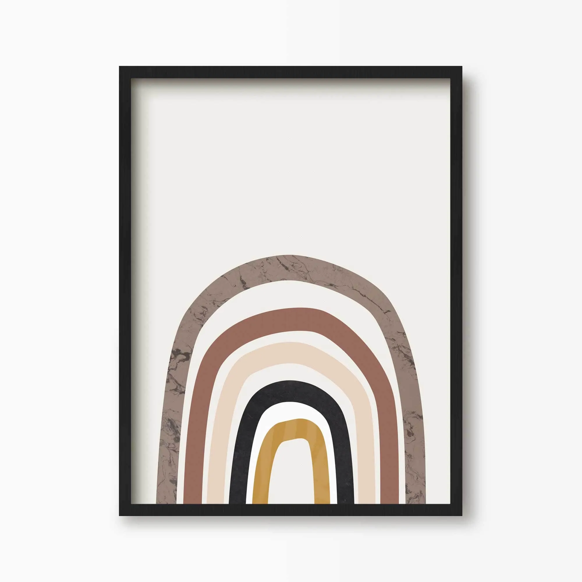 Abstract Rainbow Art Print