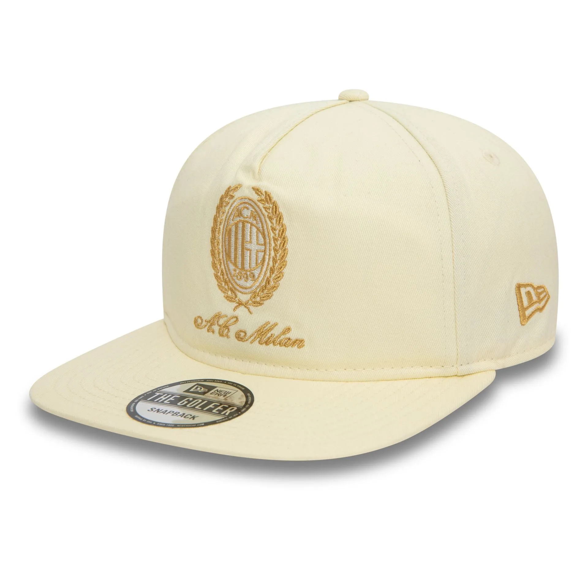 AC Milan Heritage Gold White Golfer Cap