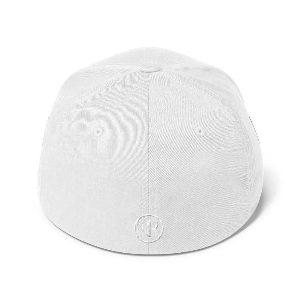 Alaska - Structured Twill Cap - White Embroidery - AK - Many Hat Color Options Available