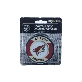 Arizona Coyotes Inglasco NHL Retro Logo Hockey Puck