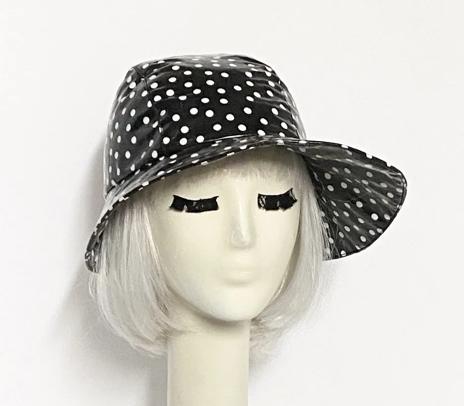 Asymmetrical Cloche Rain Hat