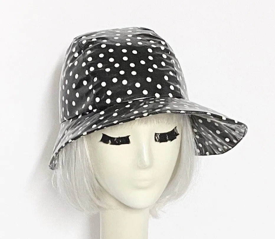 Asymmetrical Cloche Rain Hat