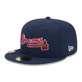 Atlanta Braves Fairway Navy 59FIFTY Fitted Cap