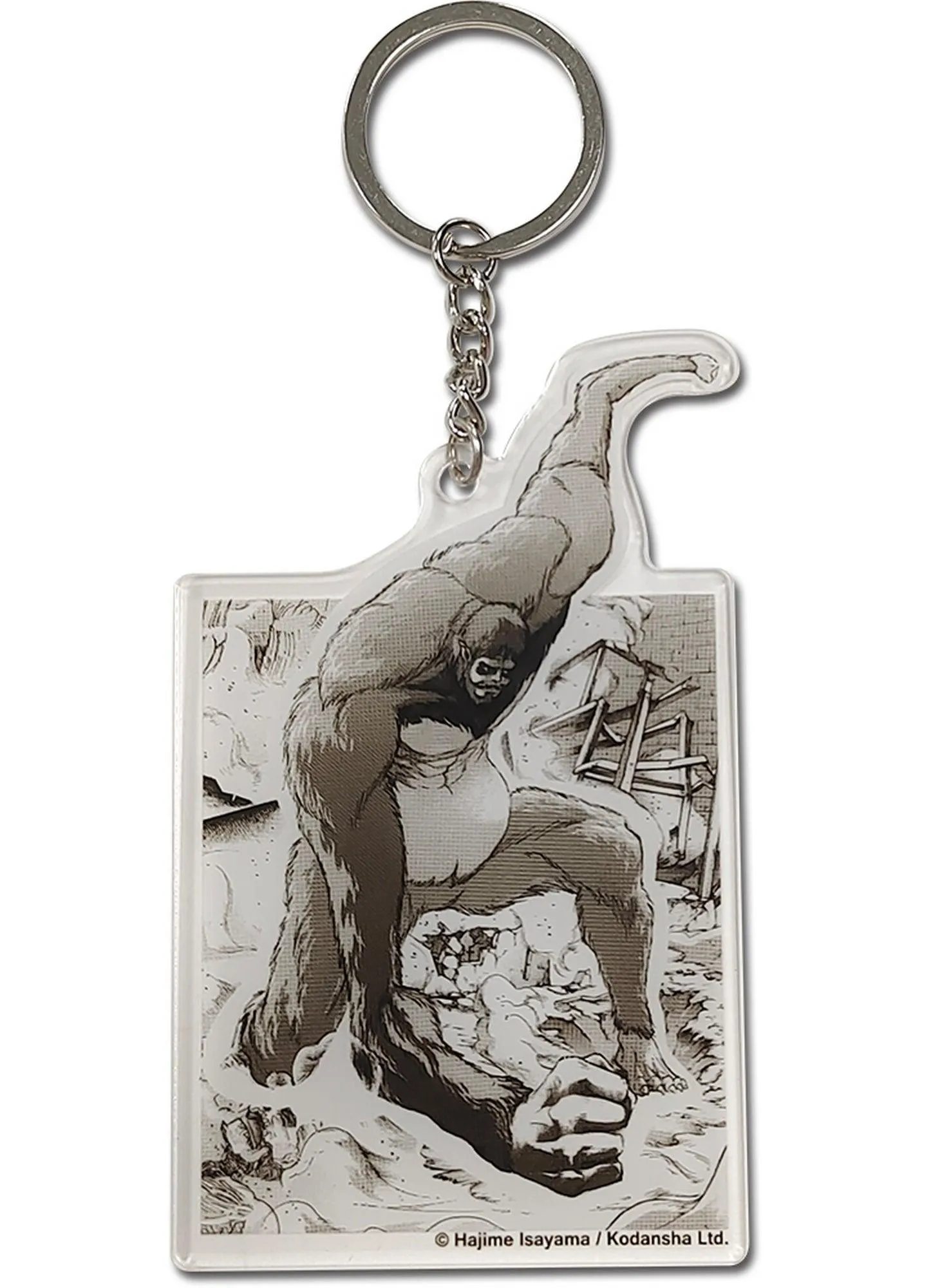 Attack On Titan Manga - Beast Titan Manga Keychain