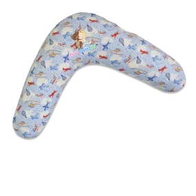 Babycuddle Nursing Pillow (Multi-use) - Airplanes in Light Blue