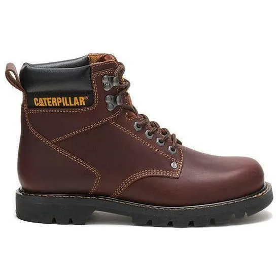 CAT Men's Second Shift 6" Work Boot - Brown - P72365