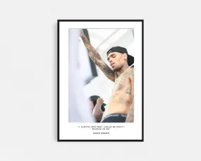 Chris Brown First Edition Frame