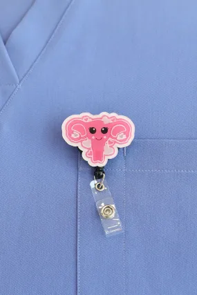 Cute Uterus ID Badge