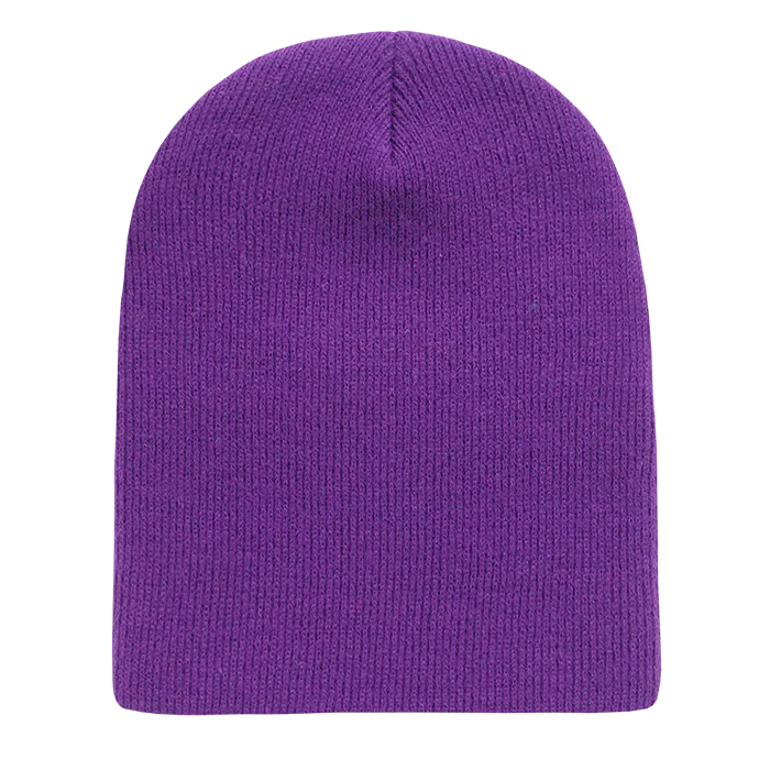 Decky 614 - Acrylic Short Beanie, Knit Cap - 614