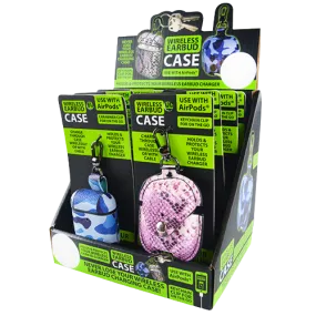 Earbud Case Key Chain - 8 Pieces Per Retail Ready Display 21659