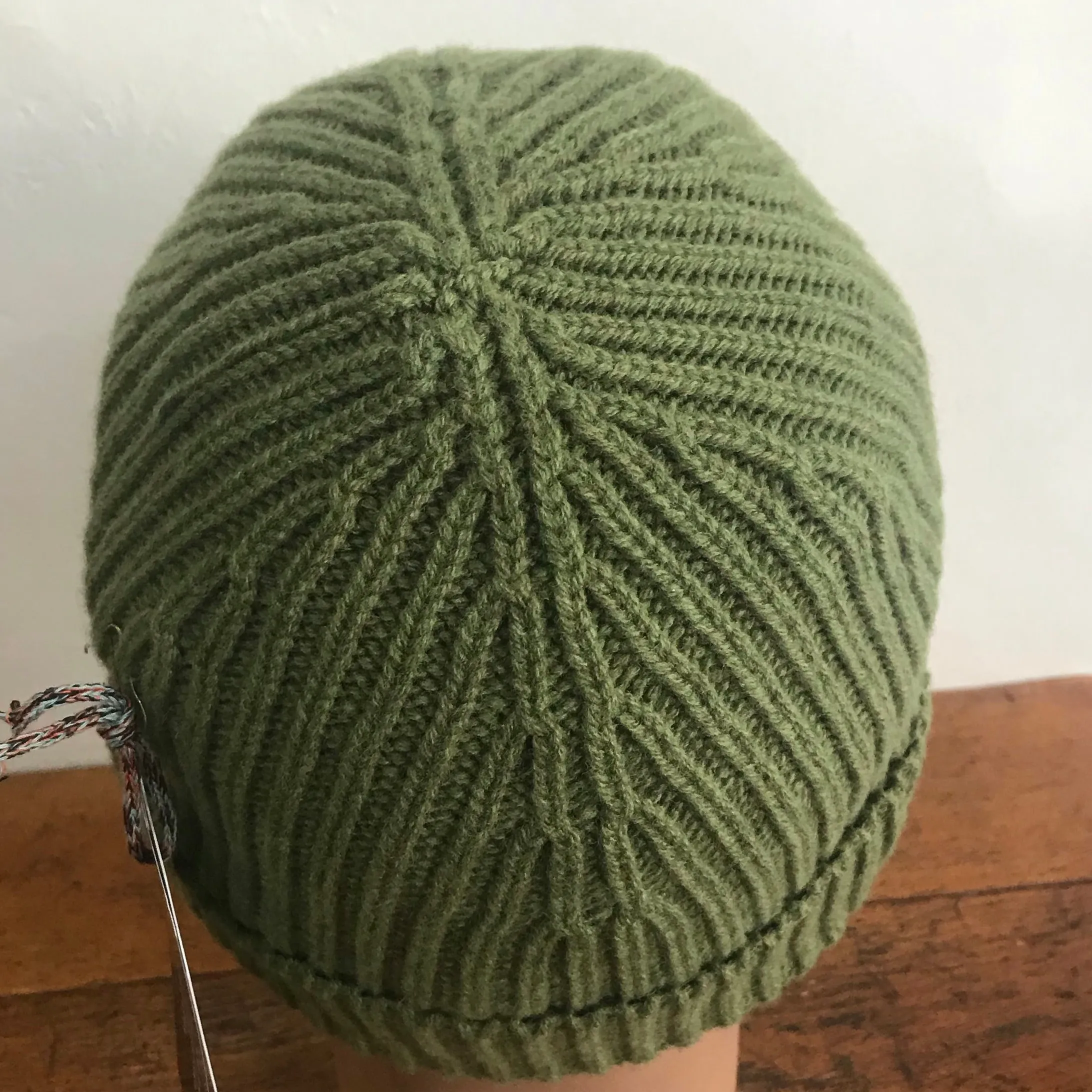 Fixed Beanie - Australian Lambswool - Moss