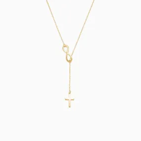 Free Gift - Cross and Infinity Necklace