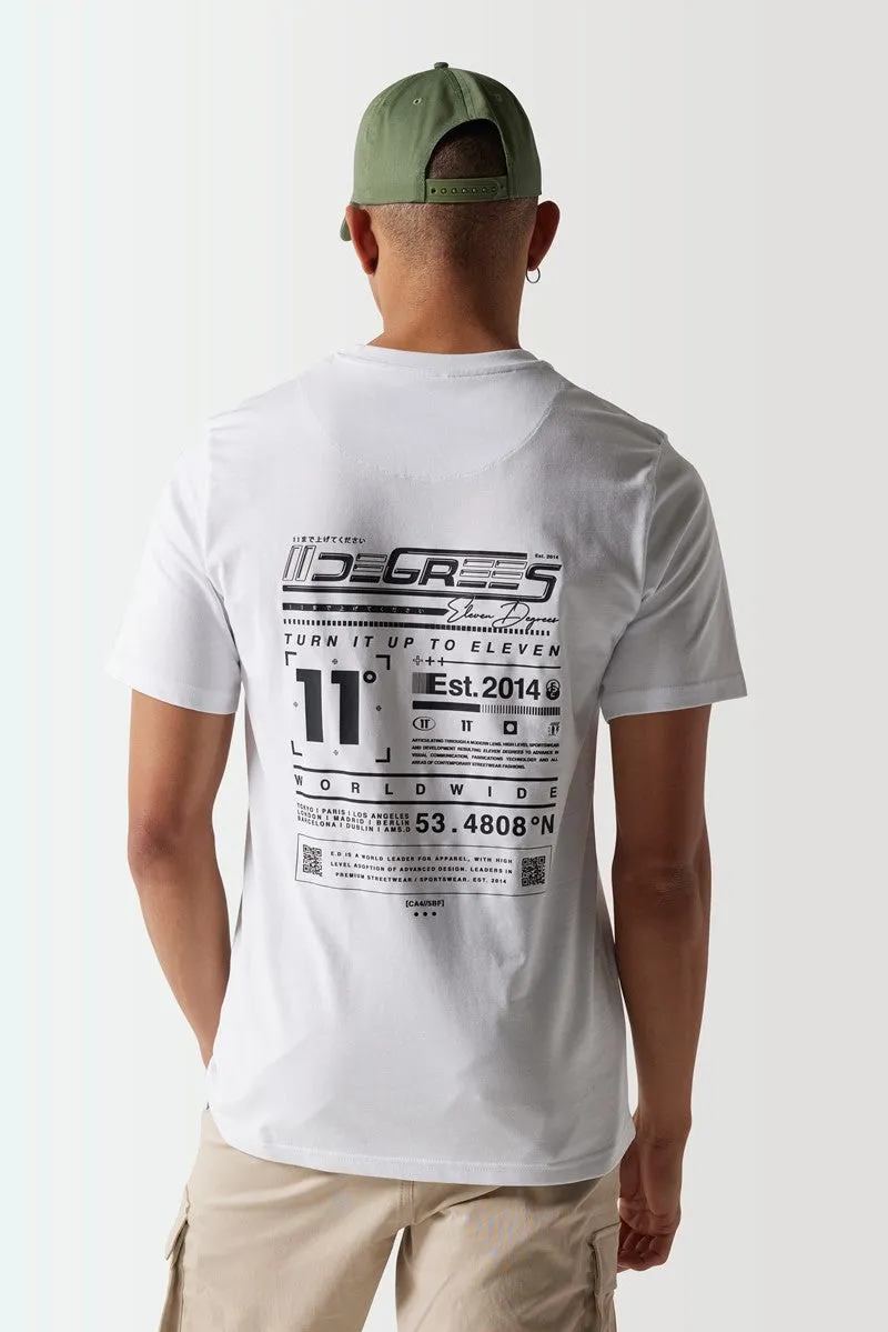 Future Tech Back Graphic T-Shirt - White