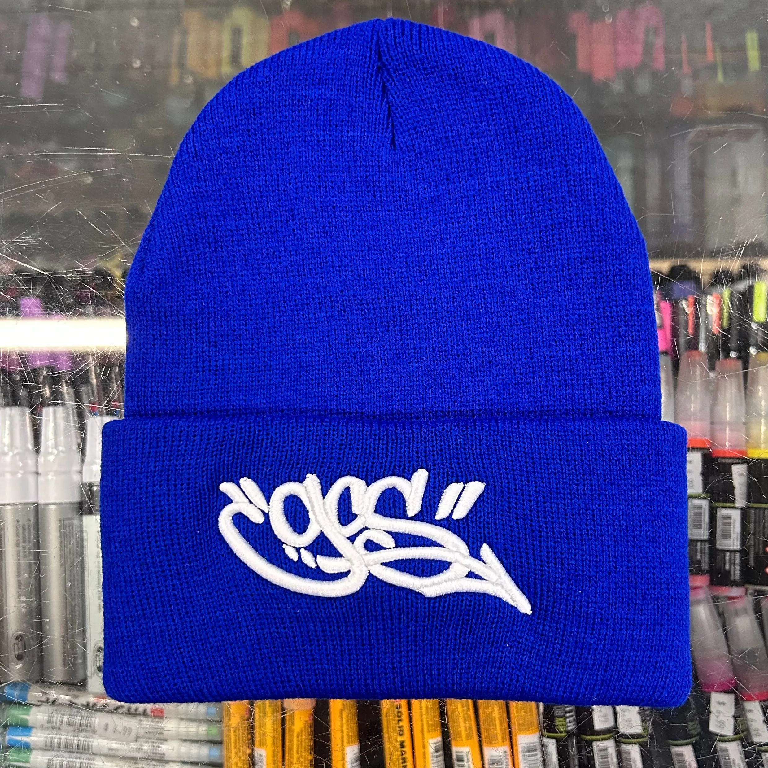 GCS Logo Beanie (blue/white)