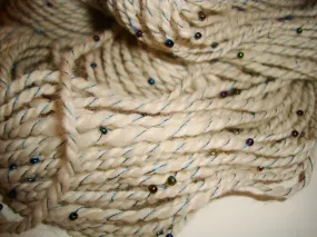 Handspun Alpaca with Beads