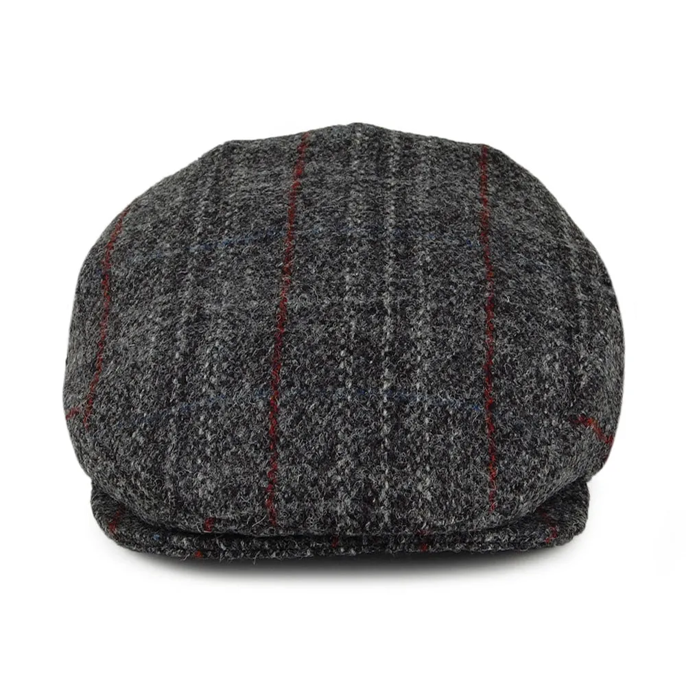 Harris Tweed Loch Alsh Flat Cap - Grey Multi