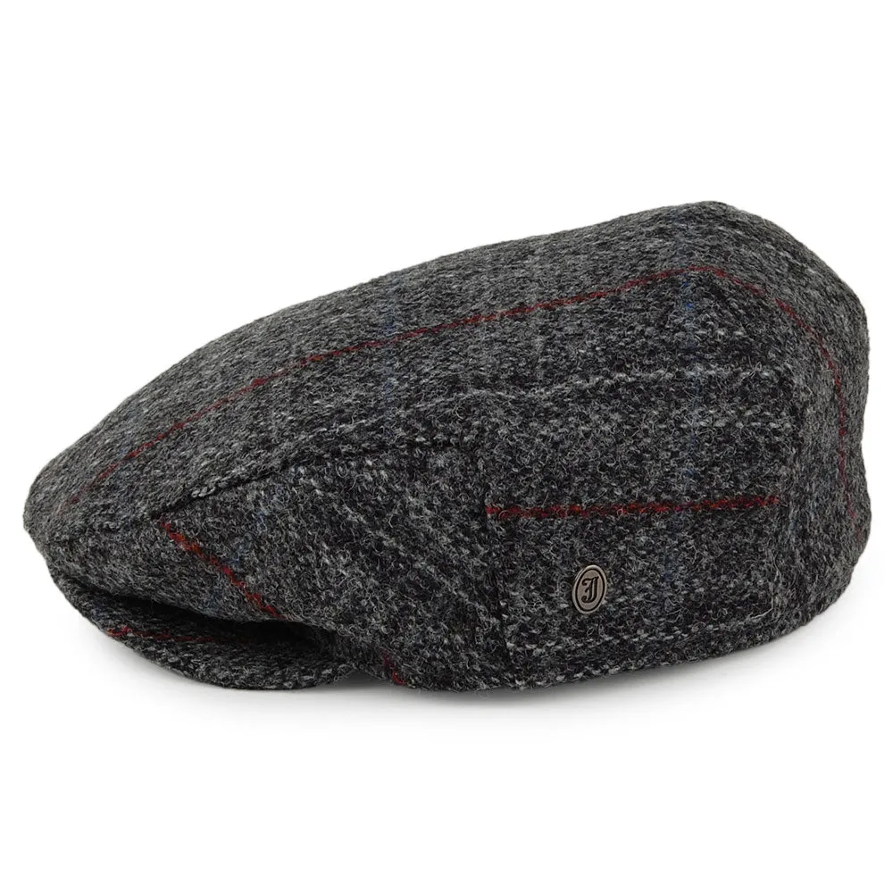 Harris Tweed Loch Alsh Flat Cap - Grey Multi