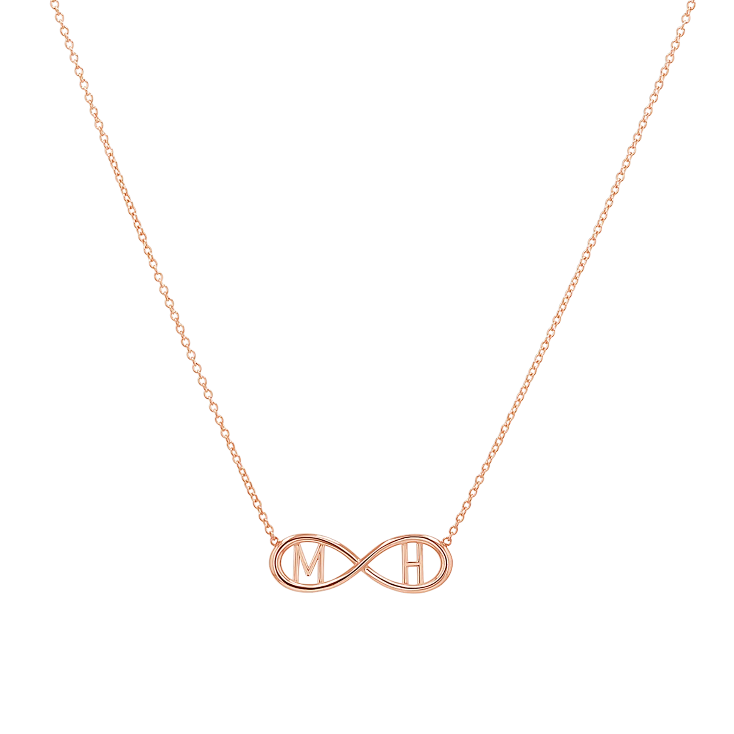 Infinity Letter Necklace