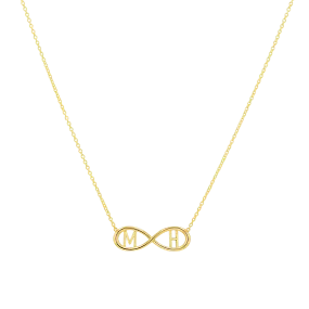 Infinity Letter Necklace