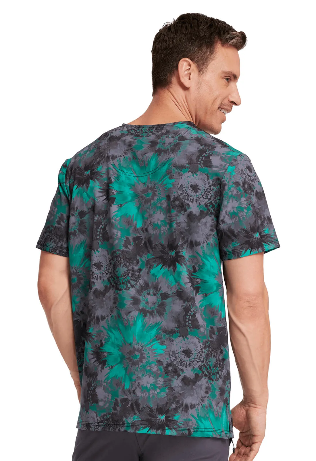 Infinity - Men's V-Neck Print Top