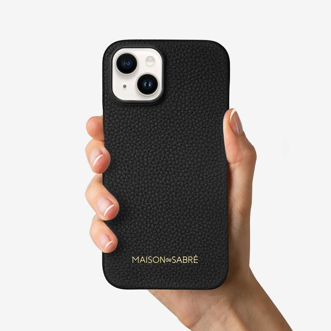 iPhone 15 Plus Case - Black Caviar