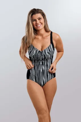 Ladies Ruched One Piece | Stick Stack