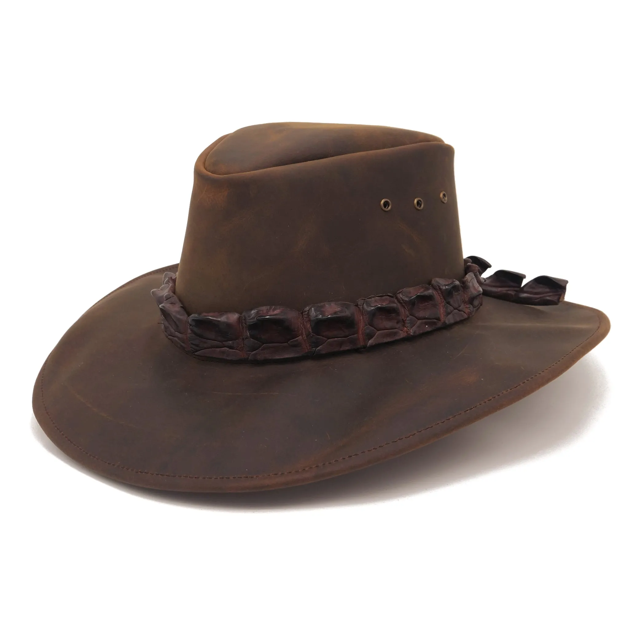 Longreach Shapeable Leather Hat