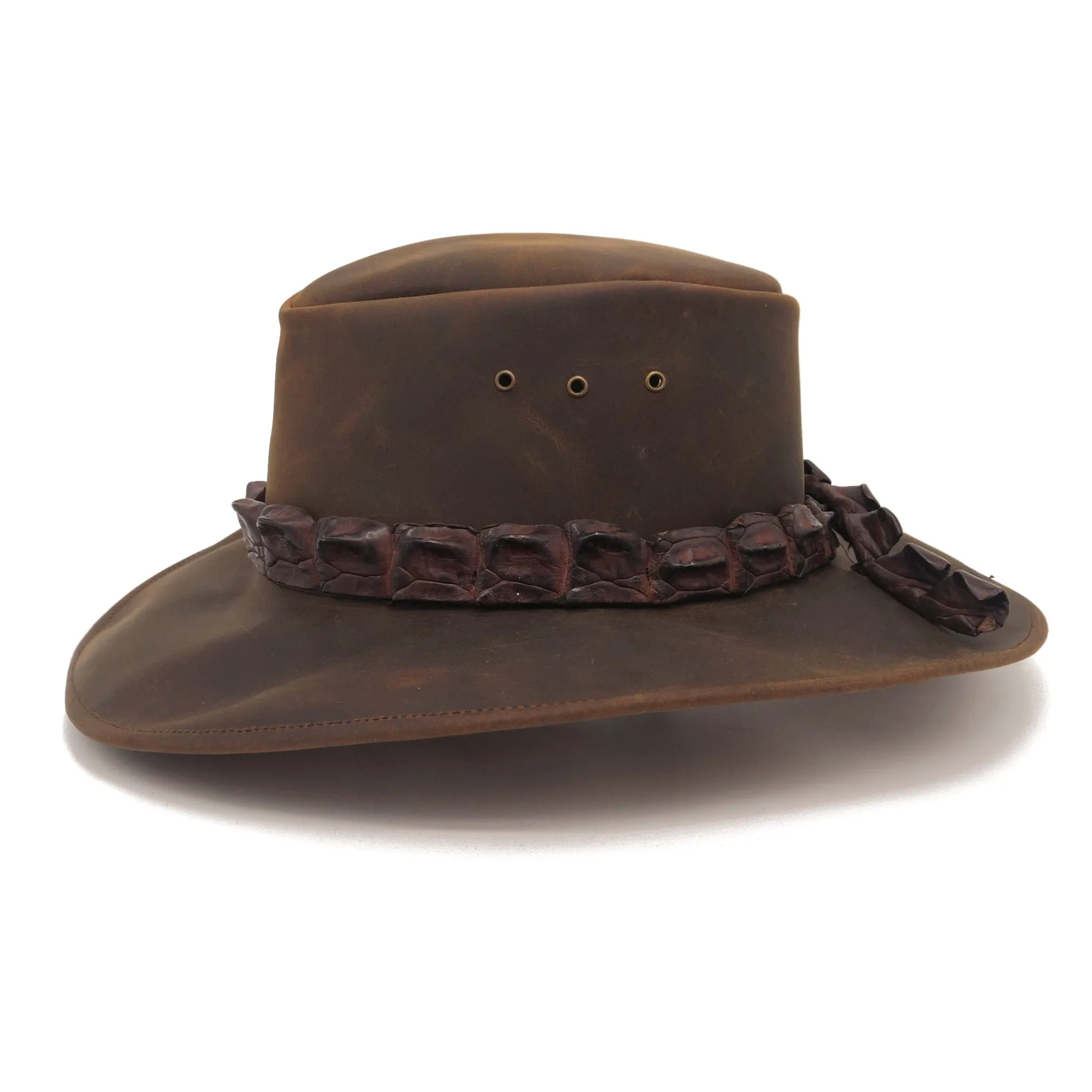 Longreach Shapeable Leather Hat