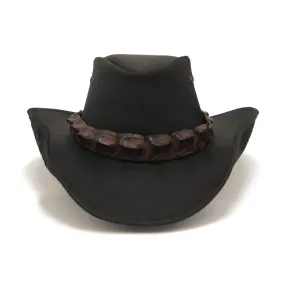 Longreach Shapeable Leather Hat