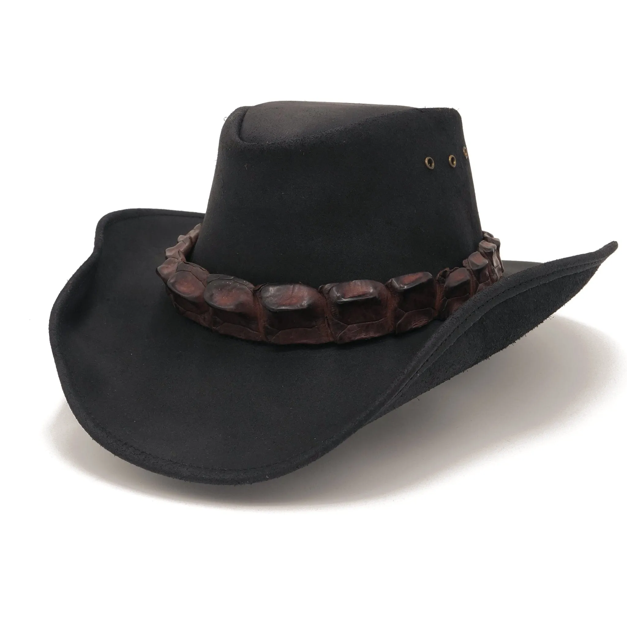 Longreach Shapeable Leather Hat