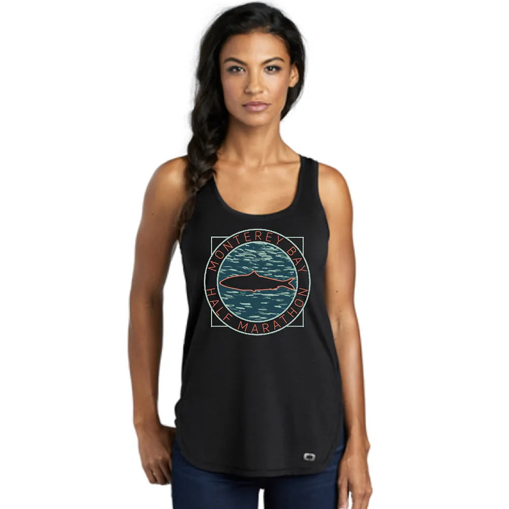 MBHM Women's Keyhole Tank -Blacktop- Sardine