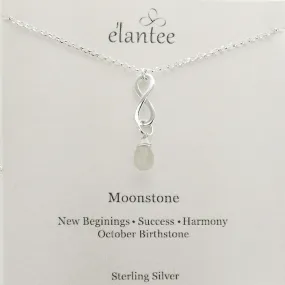 Moonstone Infinity Necklace