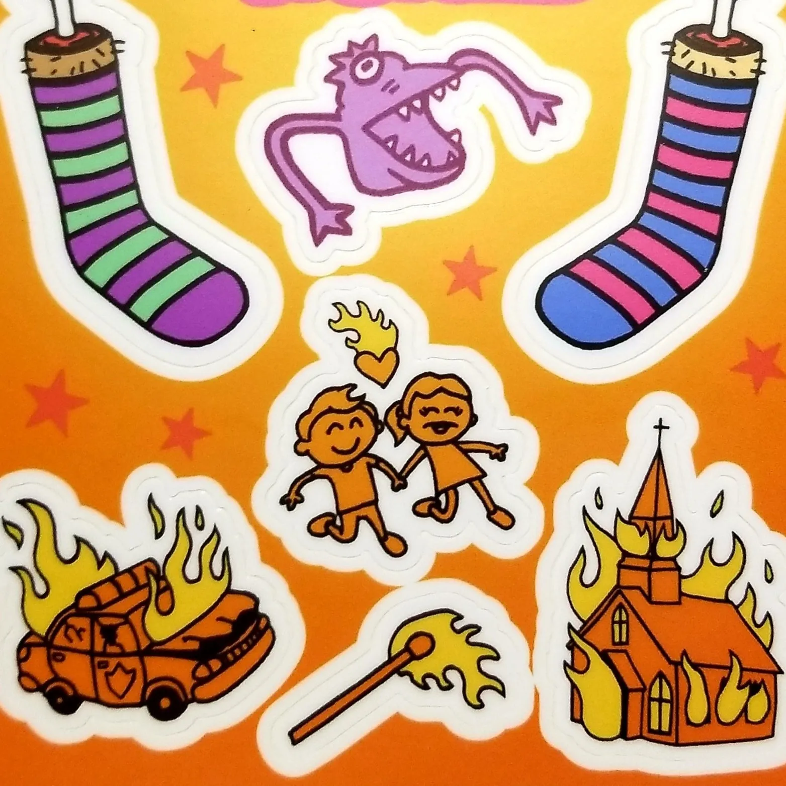 My First Arson (sticker sheet)