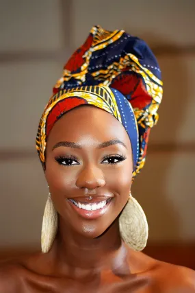 New in African Ankara Print Headwrap/Headtie - Deolla