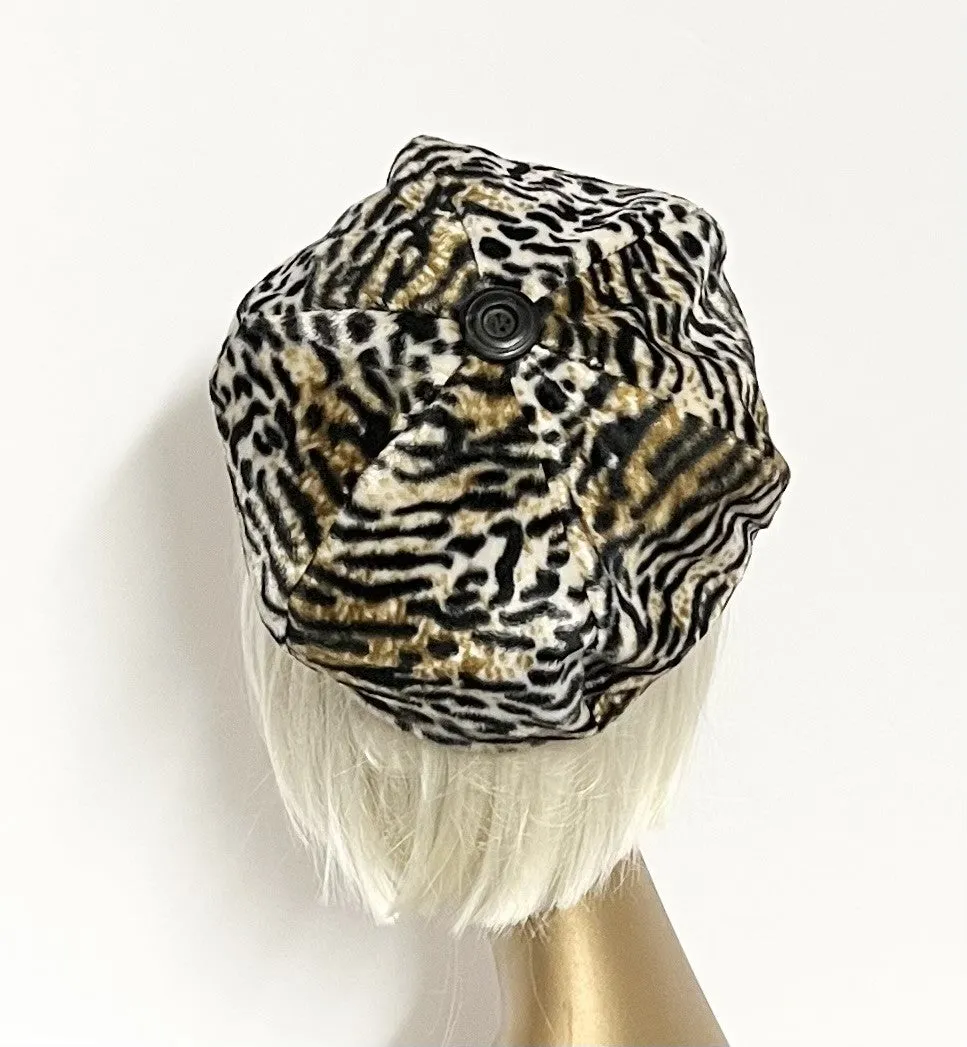 Newsboy Leopard Cap