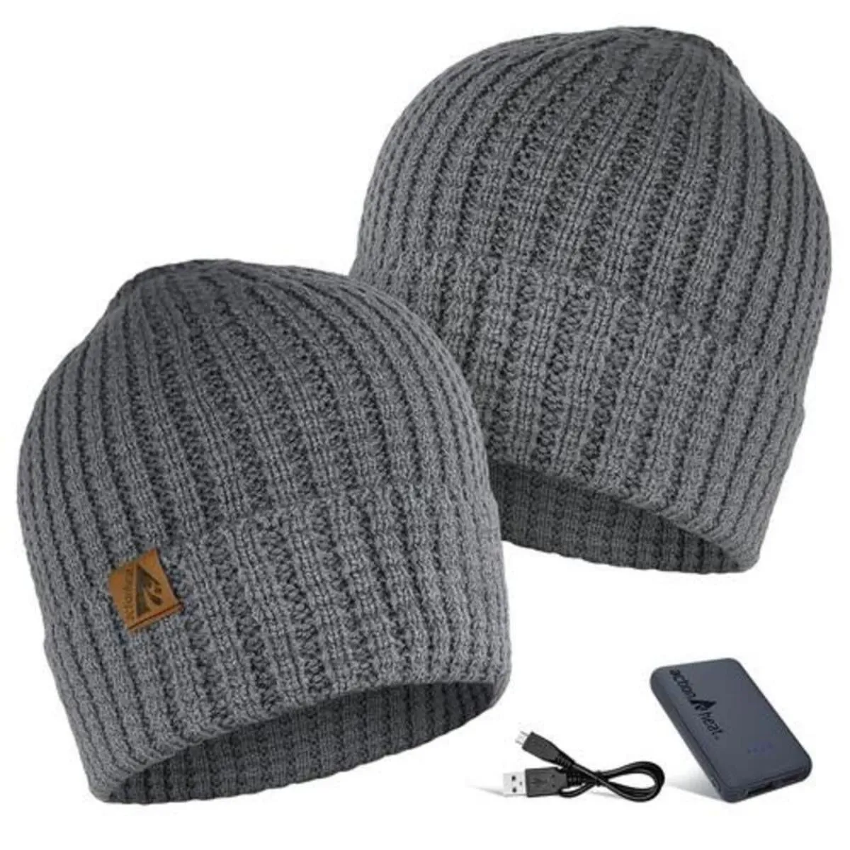 Open Box ActionHeat 5V Battery Heated Waffle Knit Hat