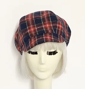 Plaid Newsboy Cap