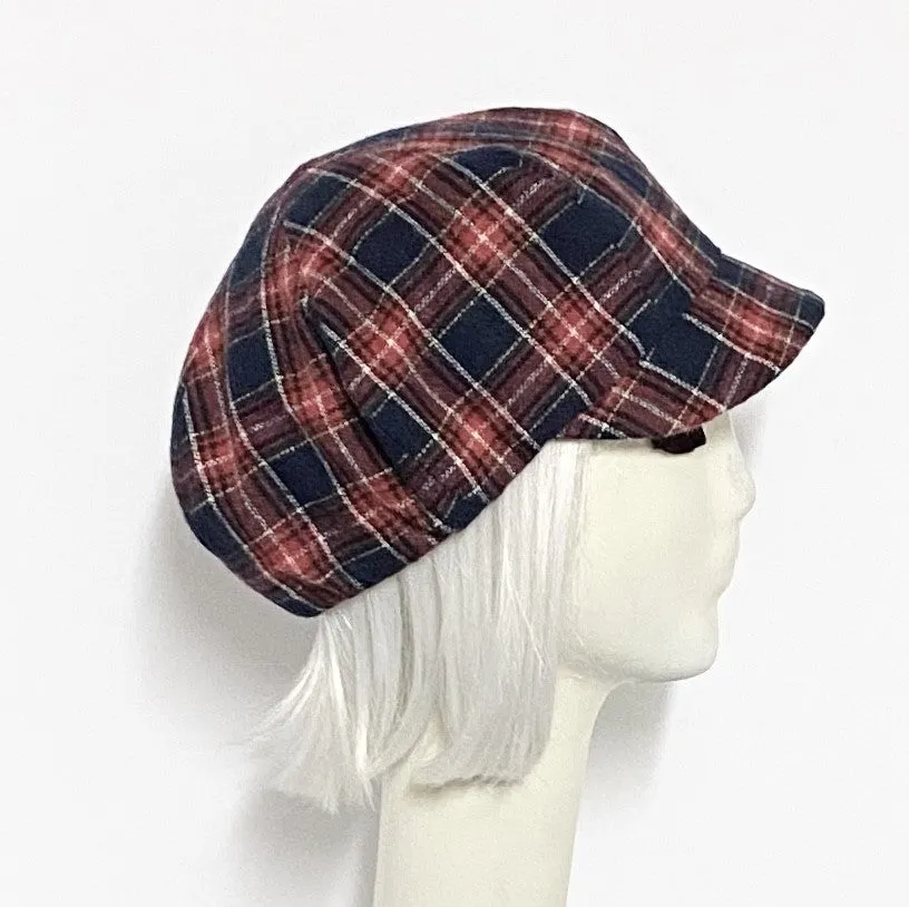 Plaid Newsboy Cap