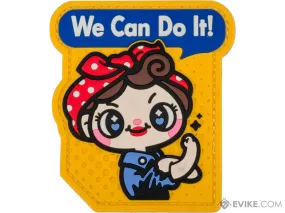 "We Can Do It" Cute PVC Morale Patch