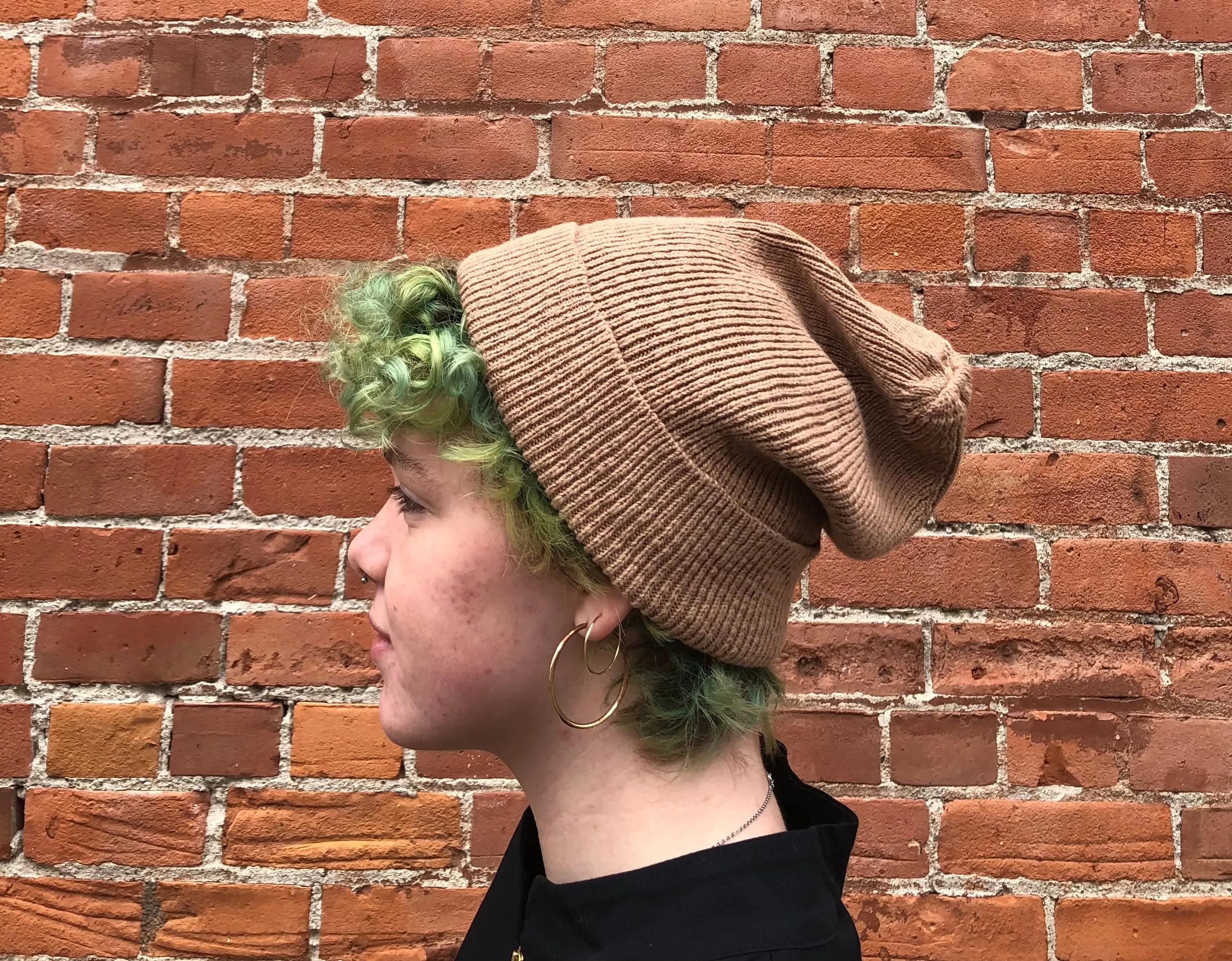 Ribbed Beanie Camel