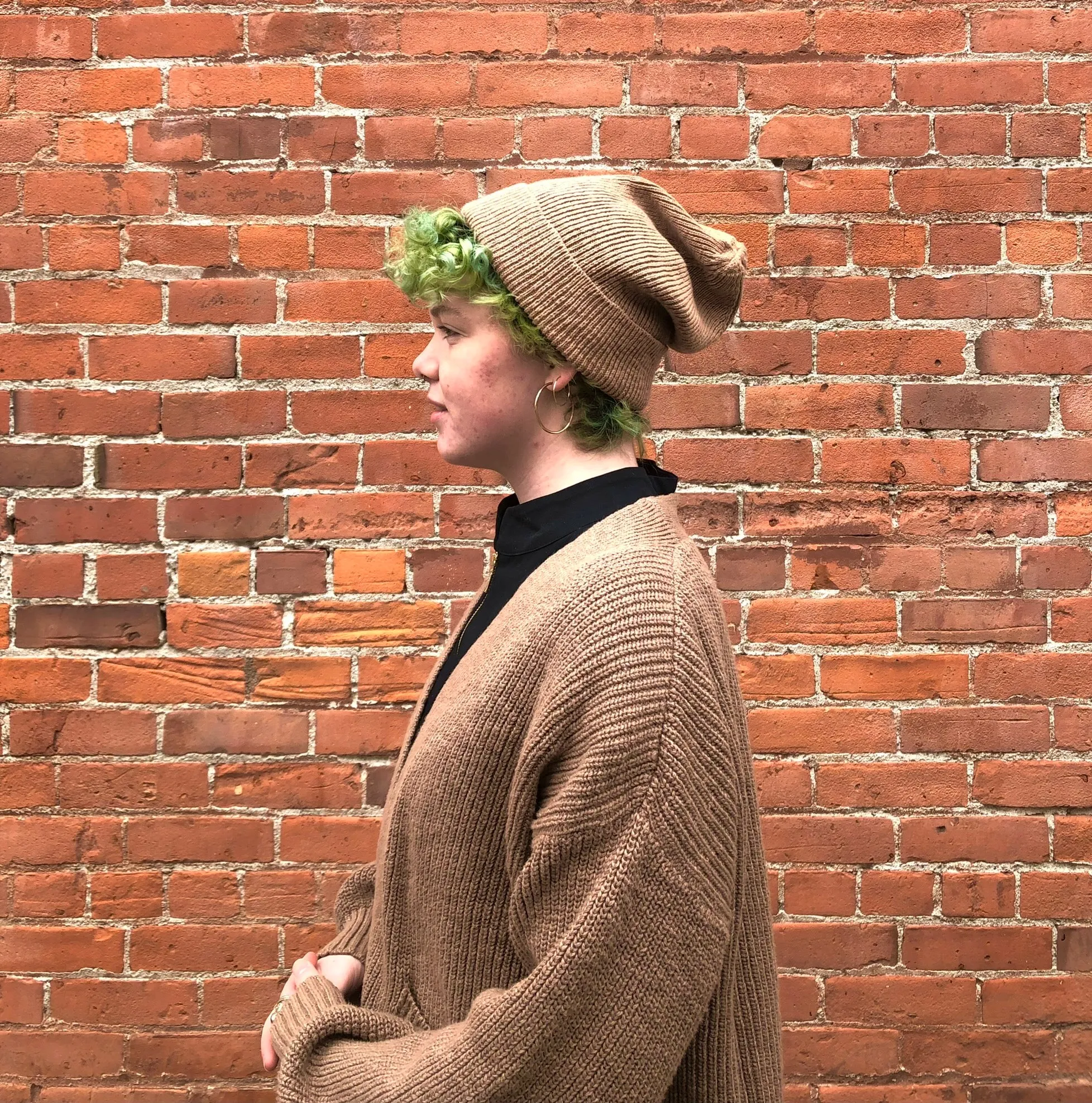 Ribbed Beanie Camel