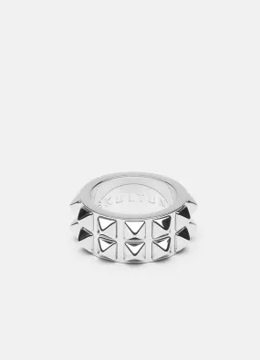 Ring | Double Rivets | Silver