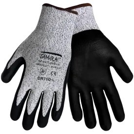 Samurai CR700 Nitrile Grip Cut Resistant Gloves ANSI Cut Level A2