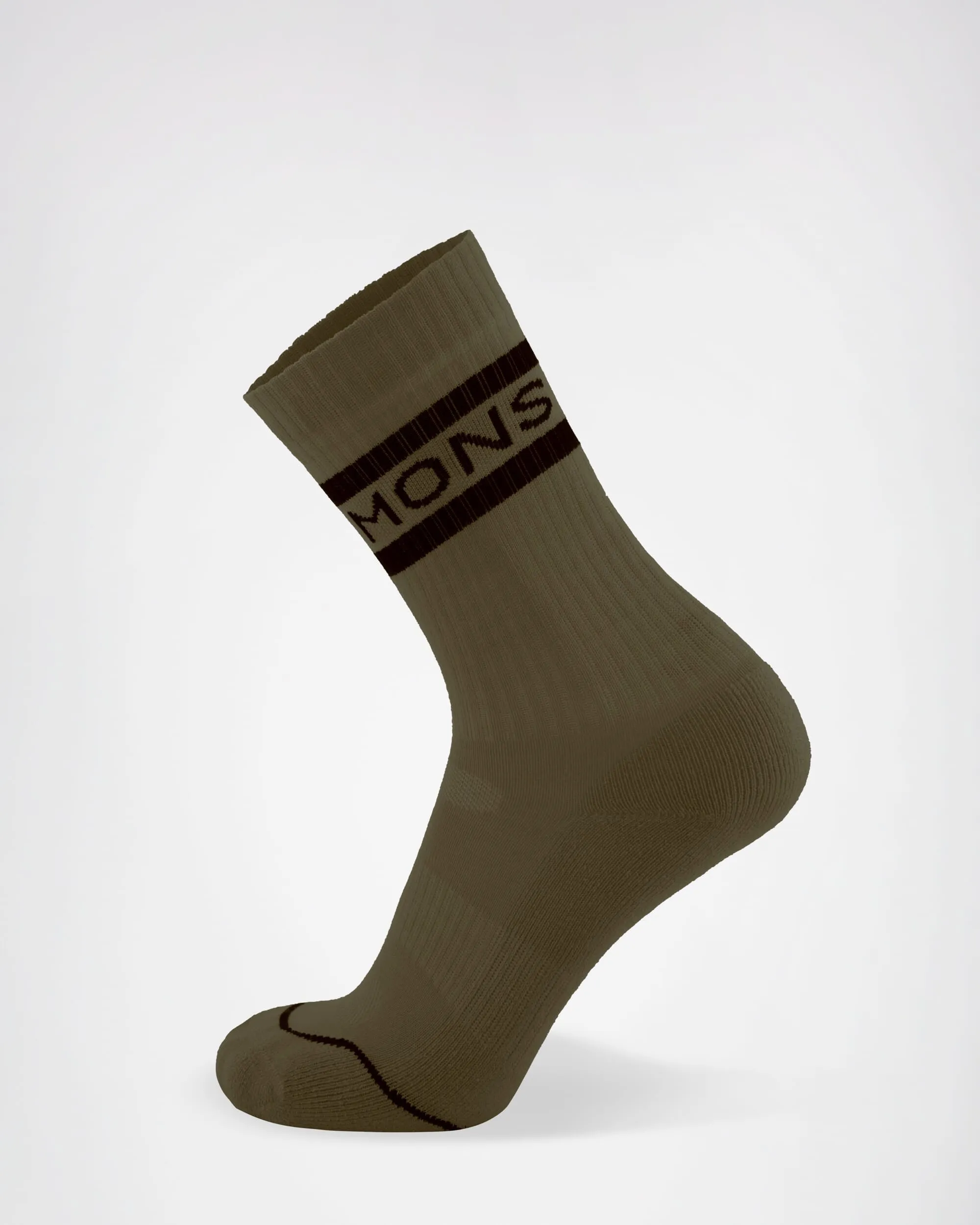 Signature Merino Crew Sock - Dark Olive