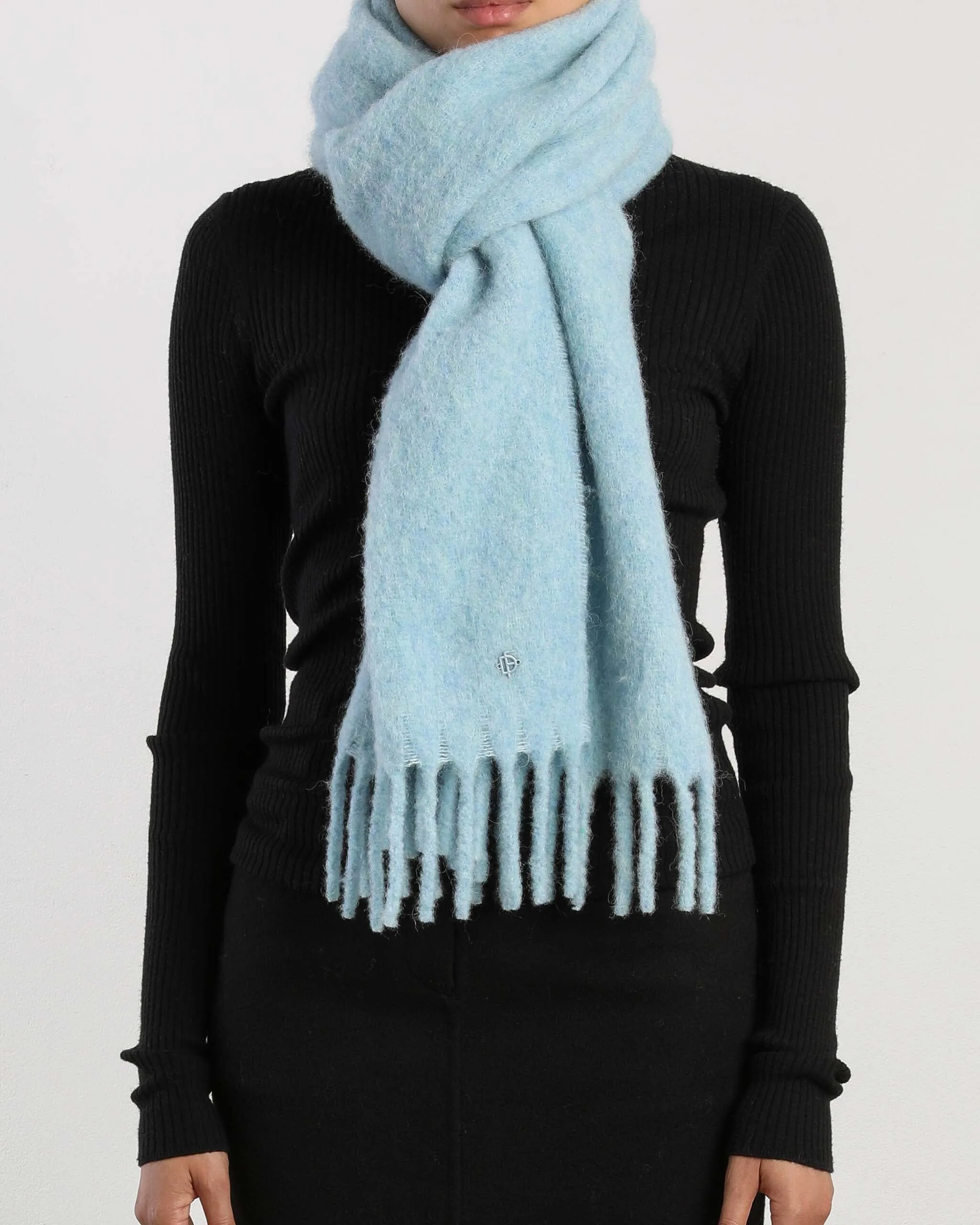 Tabata Alpaca Scarf, Blue