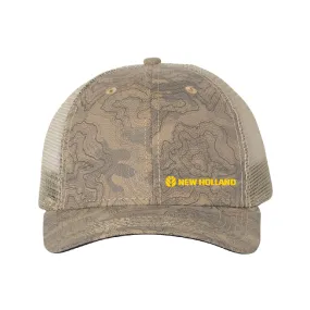 Territory Trucker Cap - Khaki with Gold NH Embroidery