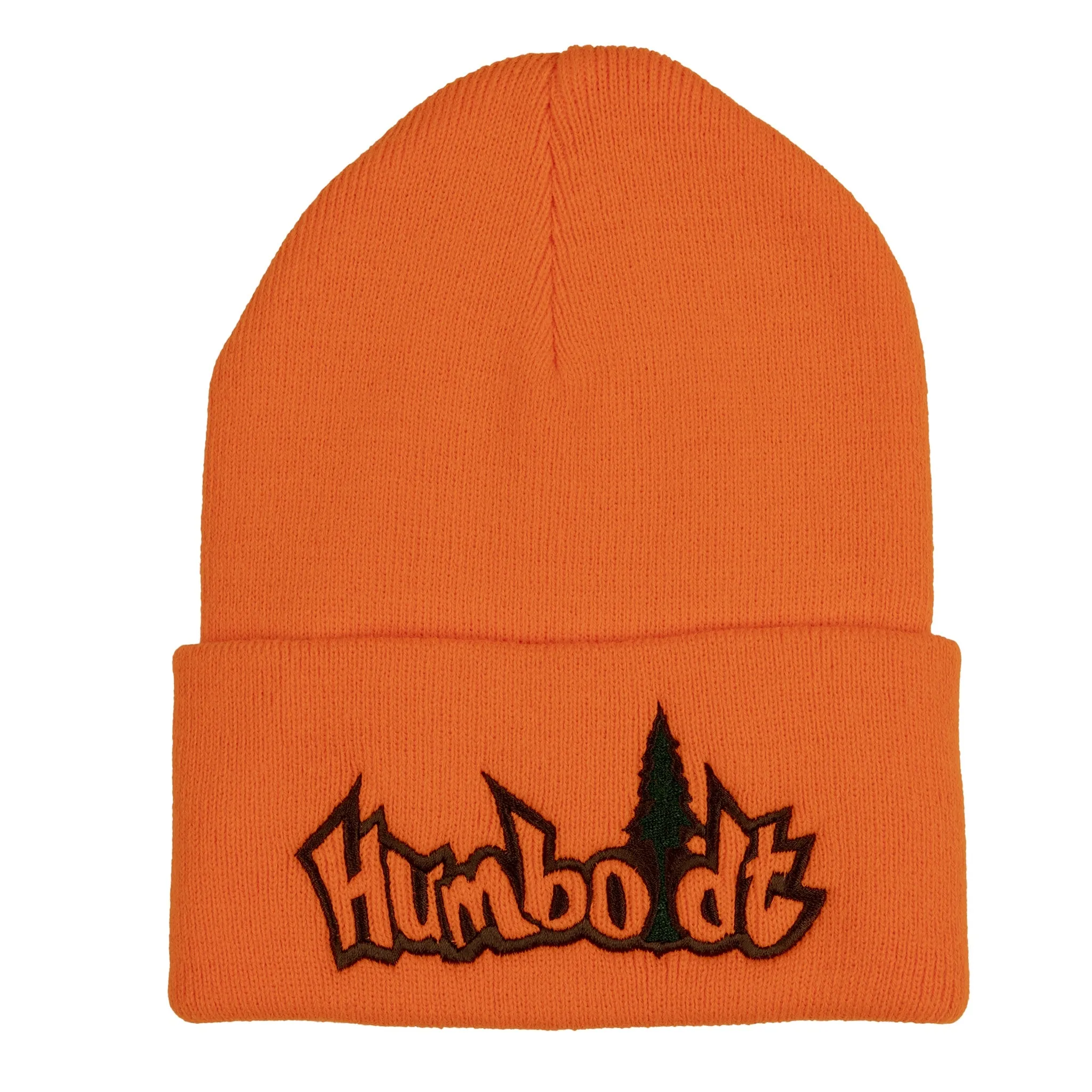 Treelogo Outline Foldup Beanie ORG-BRN-FOR