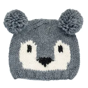 Womens Koala Pom Beanie