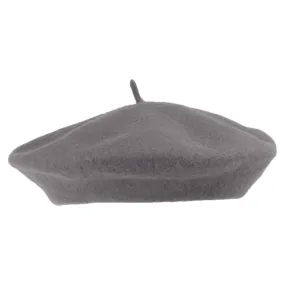 Wool Beret - Grey